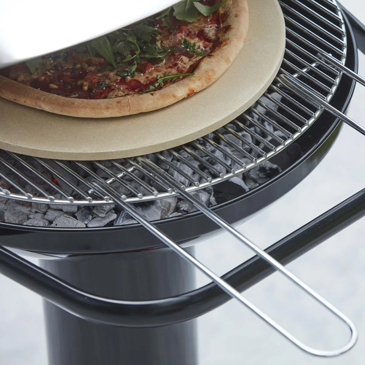 Barbecook pierre à pizza universelle, accessoire barbecue, en argile, réfractaire, 36cm