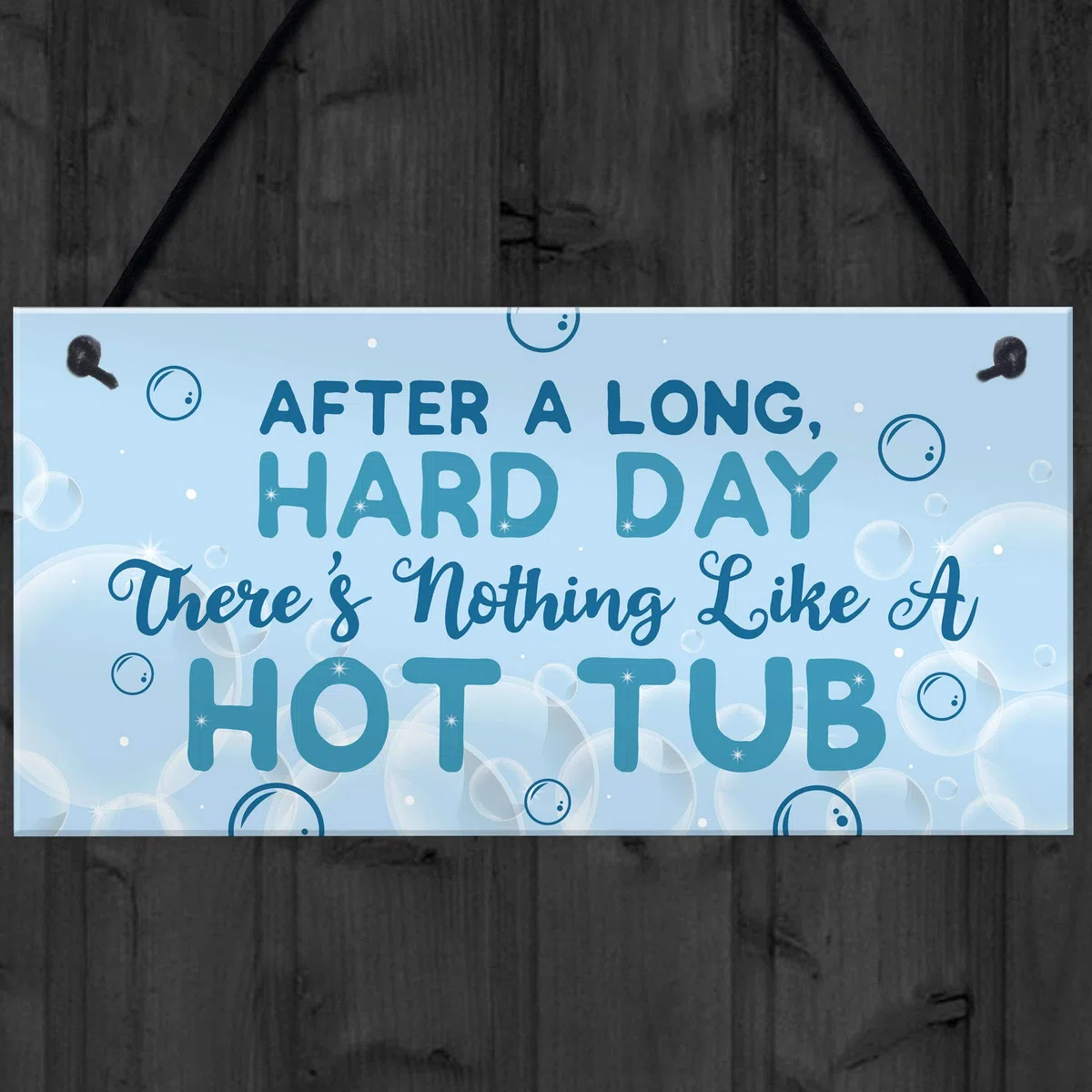RED OCEAN Plaque humoristique pour jacuzzi, jardin, maison d'été, piscine, fête, cadeau