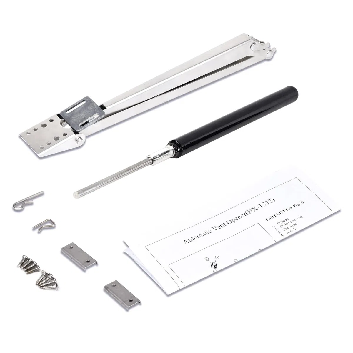 Ouverture Automatique pour Serre, Ouvre-fenêtre à la chaleur Pour serre et abri de jardin Ouverture et Fermeture par contrôle de la température Automatique Force de Levage 7 kg