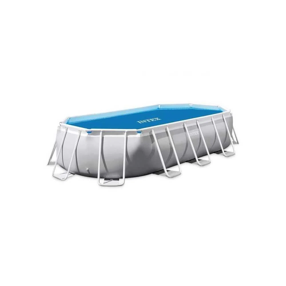 Intex bâche à Bulles pour Piscine Ovale 5,03m x 2,74m