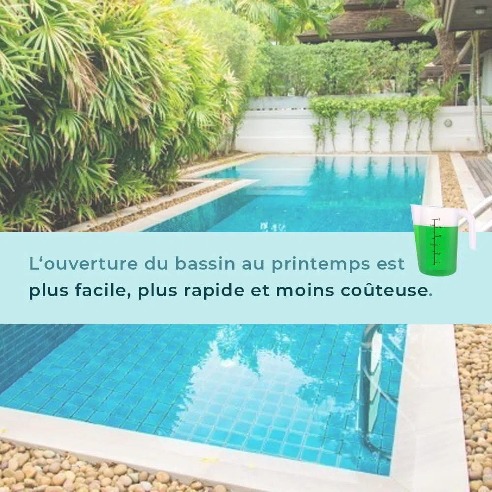 Produit d'hivernage Super - 5L - Effet détartrant, algicide et Anti-moisissures - Hivernage Actif et Passif - Non moussant