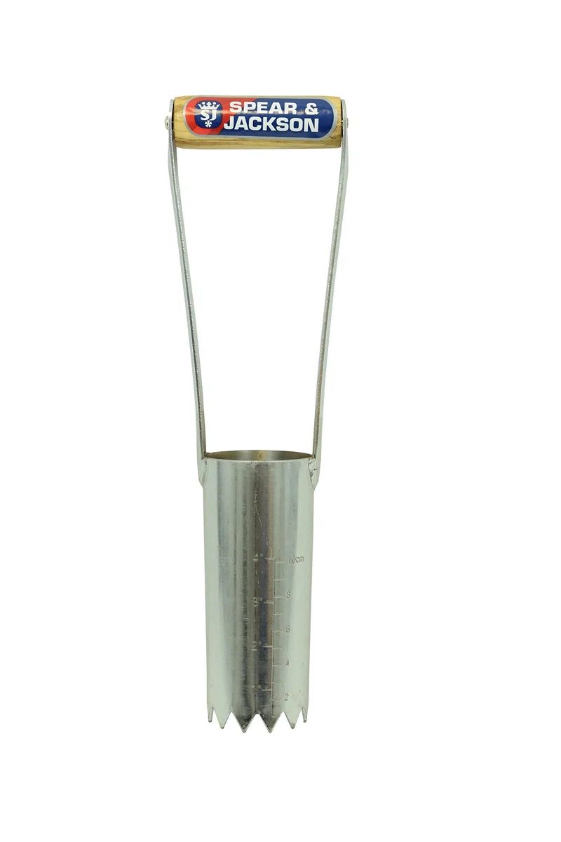 Spear & Jackson 5710BP Plantoir moyen traditionnel en acier inoxydable