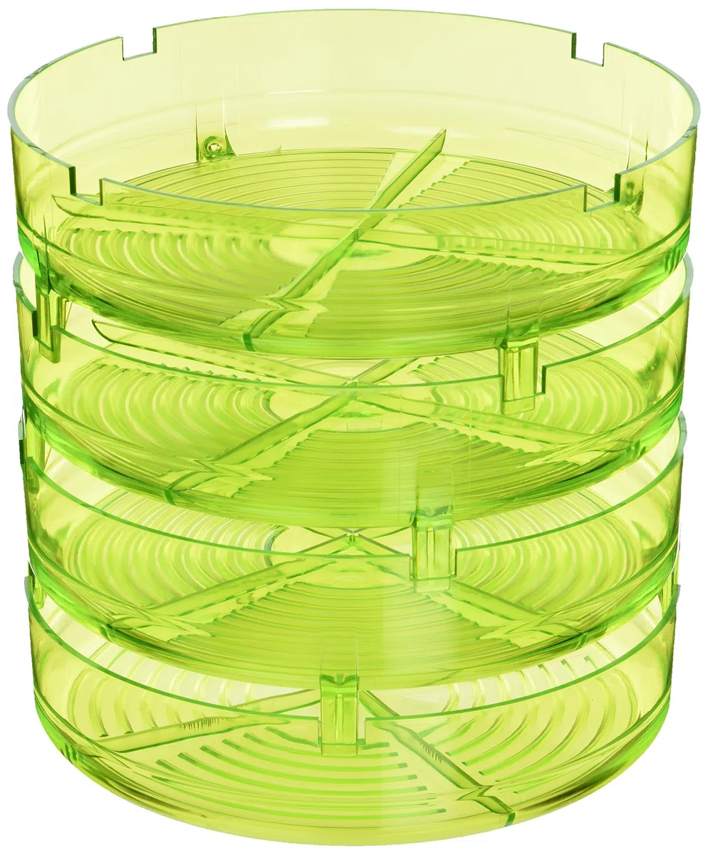 Geo Plus Germoir sans BPA, Vert, 20,5 x 20,5 x 23 cm