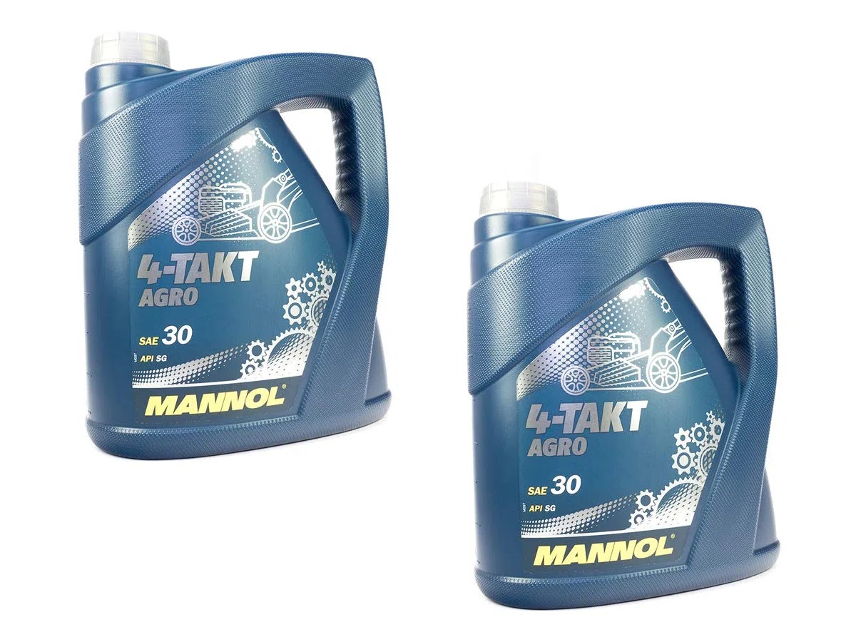 Motoröl Motor Öl für 4-Takt Traktoren Rasenmäher Agro SAE 30 MANNOL API SG 2 X 4 Liter