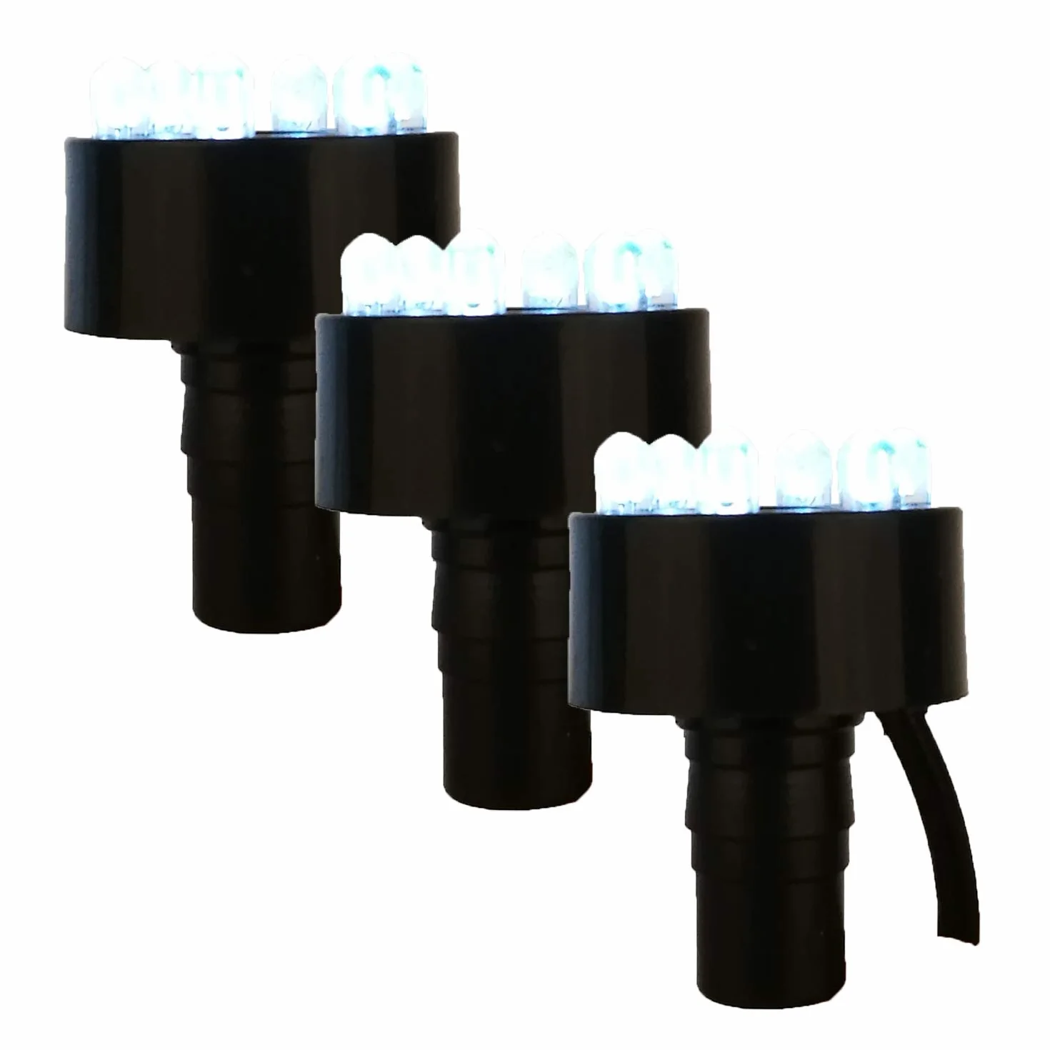 Éclairage annulaire LED Köhko 29002 - Pour fontaine de 2 mètres Kaltweiß-3er-Set