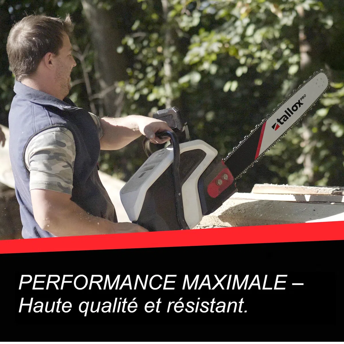3 tallox Chaînes de tronçonneuses 1/4" 1,1 mm 28 maillons compatible avec Stihl GTA 26